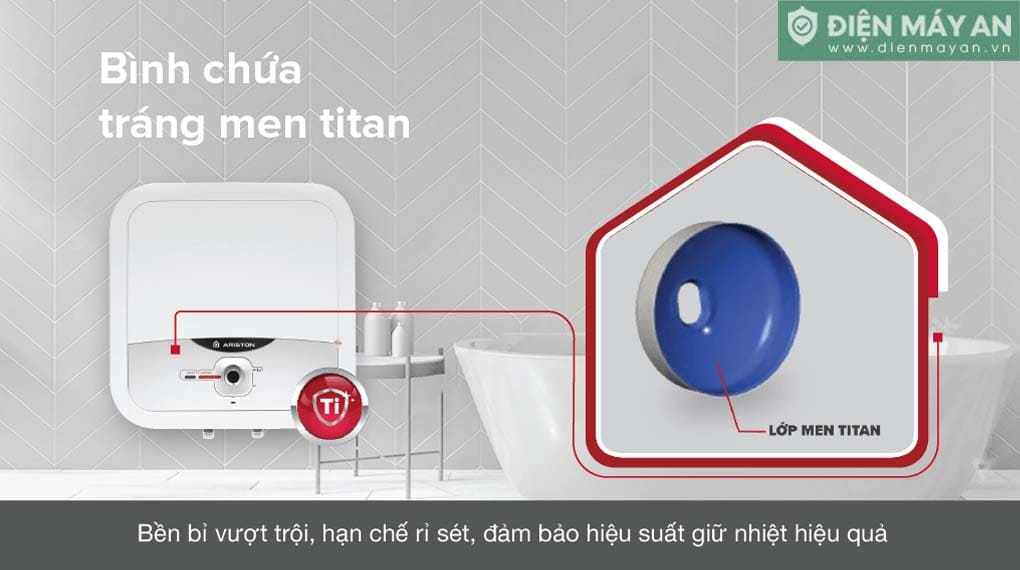 Bình nóng lạnh Ariston 15 lít AN2 15R AG+ VN